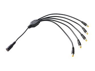 Cable splitter SUNNY 1 socket x 5 plug 2.1x5.5mm 