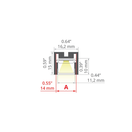 Profil PDS-ZM-PLUS srebrny anodowany | 3m