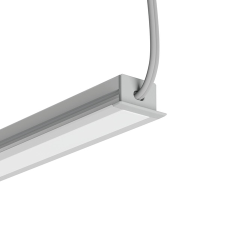 End cap PDS-NK grey with hole