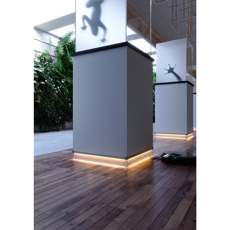 Profile OLIS-K white lacquered | 1m