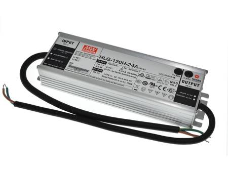 Zasilacz impulsowy do systemów oświetleniowych LED IP67 HLG-150H-12A Mean Well