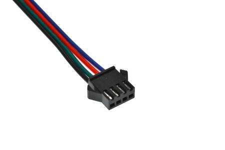 Złączka 4-pinowa taśma LED RGB - wtyk